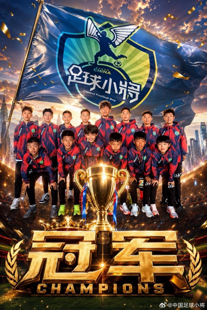 七战全胜！中国足球小将点杀埃弗顿夺意杯冠军